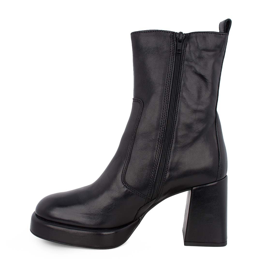 DEI COLLI ΓΥΝΑΙΚΕΙΑ ΔΕΡΜΑΤΙΝΑ ΜΠΟΤΑΚΙΑ ΜΕ ΤΑΚΟΥΝΙ ΚΑΙ ΦΙΑΠΑ 2BEA200 BLACK - Image 3