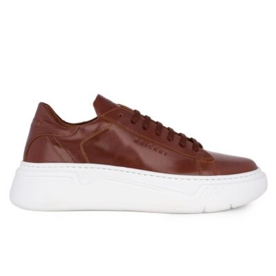 KRICKET ΑΝΔΡΙΚΑ ΔΕΡΜΑΤΙΝΑ EXTRALIGHT SNEAKERS 24X-4050-1 COGNAC