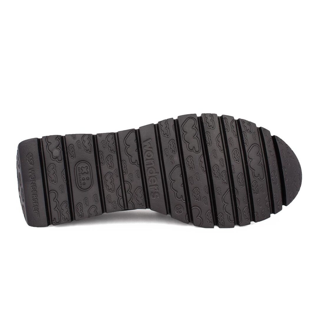 WONDERS ΓΥΝΑΙΚΕΙΑ ΔΕΡΜΑΤΙΝΑ LOAFERS A-2474 BLACK LACK - Image 4