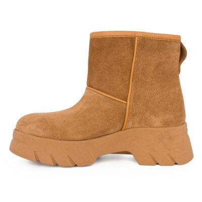 KOMIS & KOMIS ΓΥΝΑΙΚΕΙΑ ΔΕΡΜΑΤΙΝΑ ΜΠΟΤΑΚΙΑ A2502 CAMEL SUEDE - Image 3