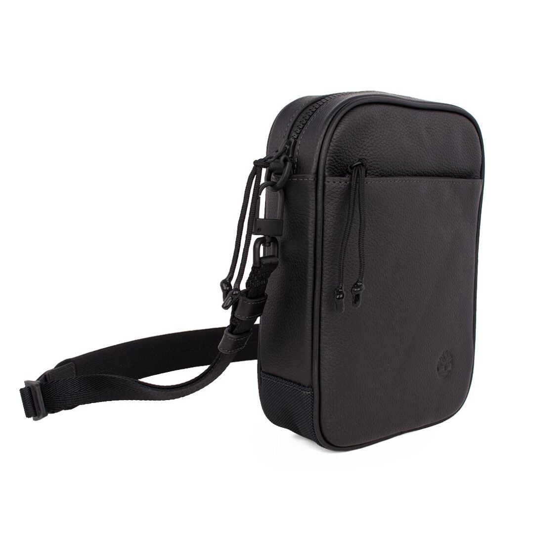 TIMBERLAND ΑΝΔΡΙΚΗ ΔΕΡΜΑΤΙΝΗ ΤΣΑΝΤΑ TUCKERMAN LEATHER CROSS BODY BLACK - Image 2