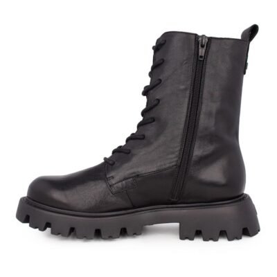 WONDERS ΓΥΝΑΙΚΕΙΑ ΔΕΡΜΑΤΙΝΑ ΜΠΟΤΑΚΙΑ C-7502 BLACK - Image 3