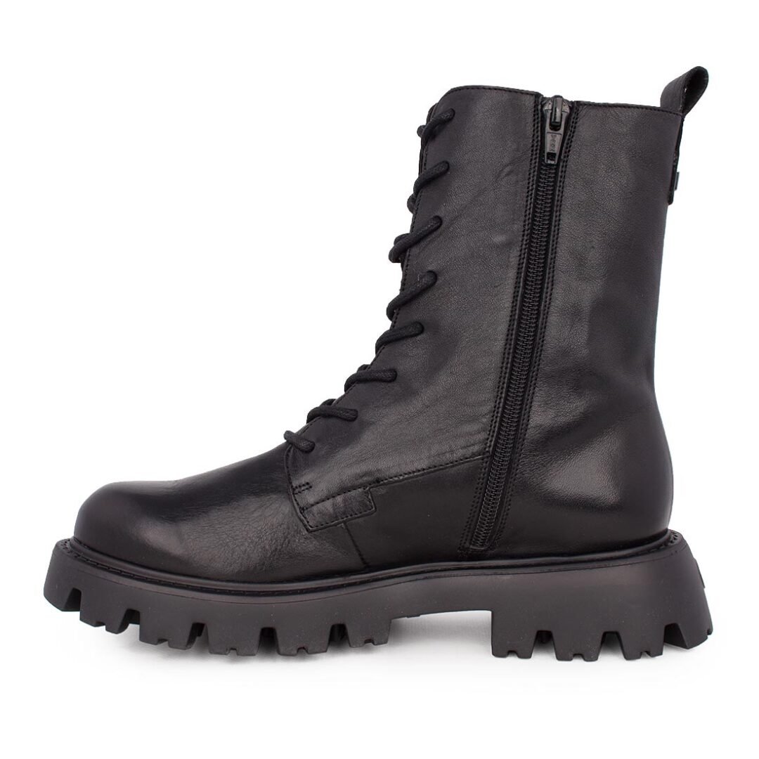 WONDERS ΓΥΝΑΙΚΕΙΑ ΔΕΡΜΑΤΙΝΑ ΜΠΟΤΑΚΙΑ C-7502 BLACK - Image 3