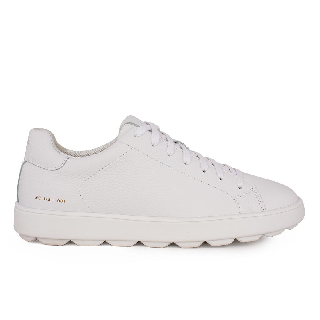 GEOX ΑΝΔΡΙΚΑ ΔΕΡΜΑΤΙΝΑ SNEAKERS U SPHERICA ECUB-1 C WHITE