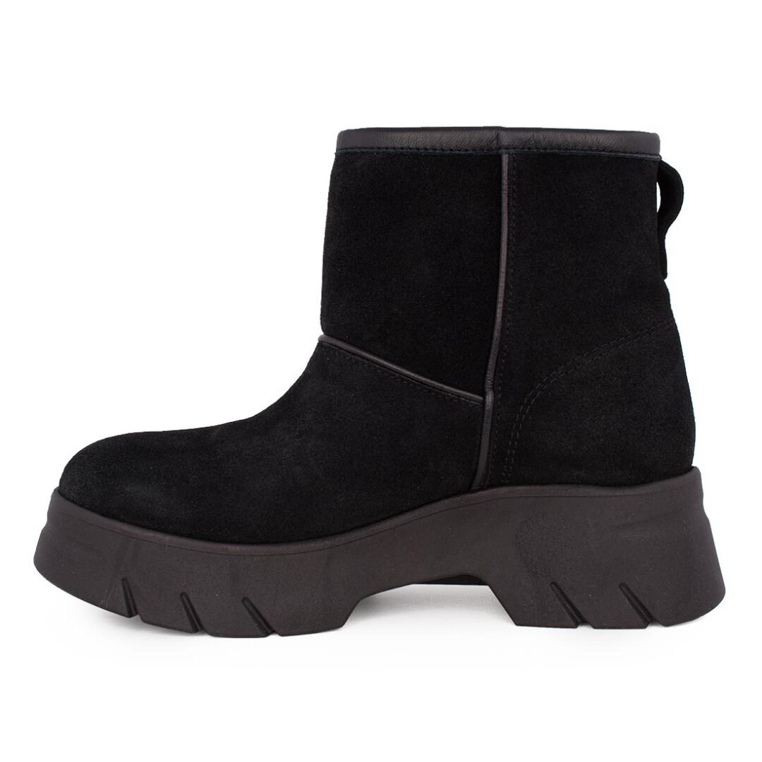 KOMIS & KOMIS ΓΥΝΑΙΚΕΙΑ ΔΕΡΜΑΤΙΝΑ ΜΠΟΤΑΚΙΑ A2502 BLACK SUEDE - Image 3