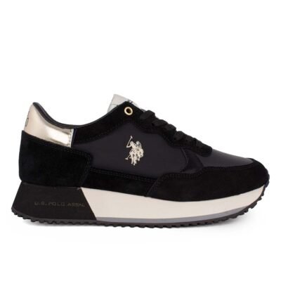 US POLO ΓΥΝΑΙΚΕΙΑ SNEAKERS SACHA005A BLACK