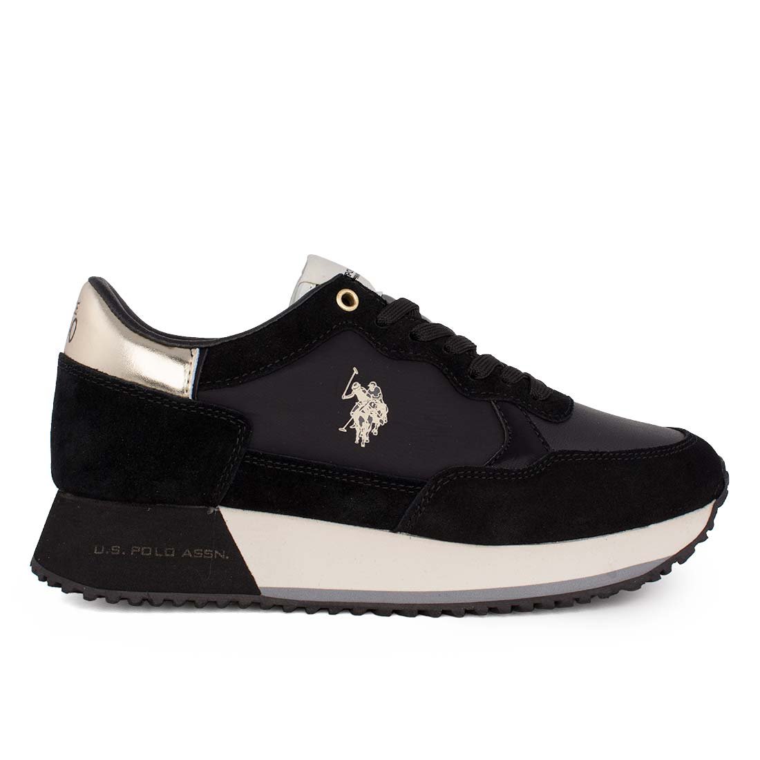 US POLO ΓΥΝΑΙΚΕΙΑ SNEAKERS SACHA005A BLACK
