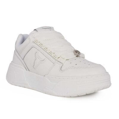 WINDSOR SMITH ΓΥΝΑΙΚΕΙΑ ΔΕΡΜΑΤΙΝΑ SNEAKERS AWAKEN WHITE - Image 2