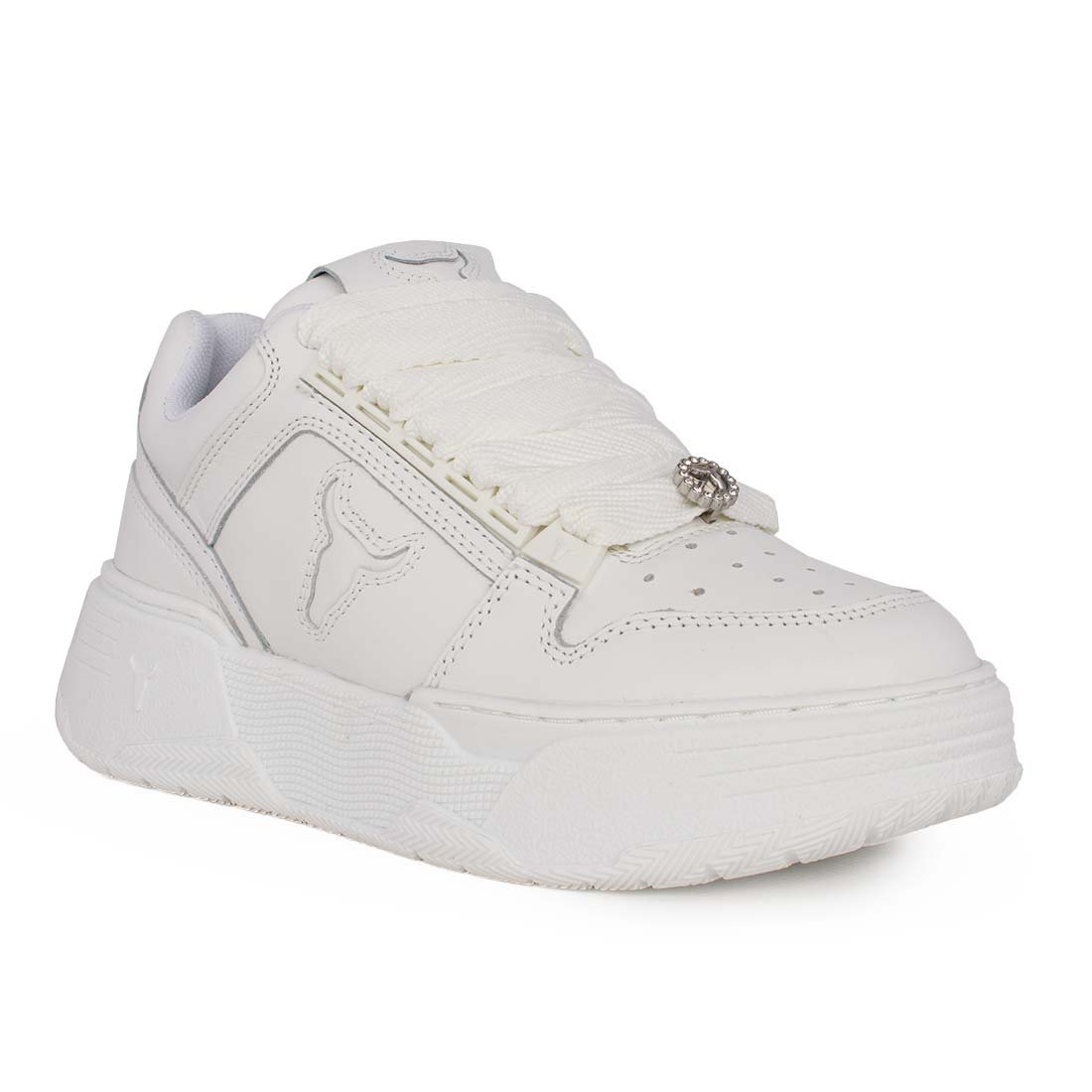 WINDSOR SMITH ΓΥΝΑΙΚΕΙΑ ΔΕΡΜΑΤΙΝΑ SNEAKERS AWAKEN WHITE - Image 2