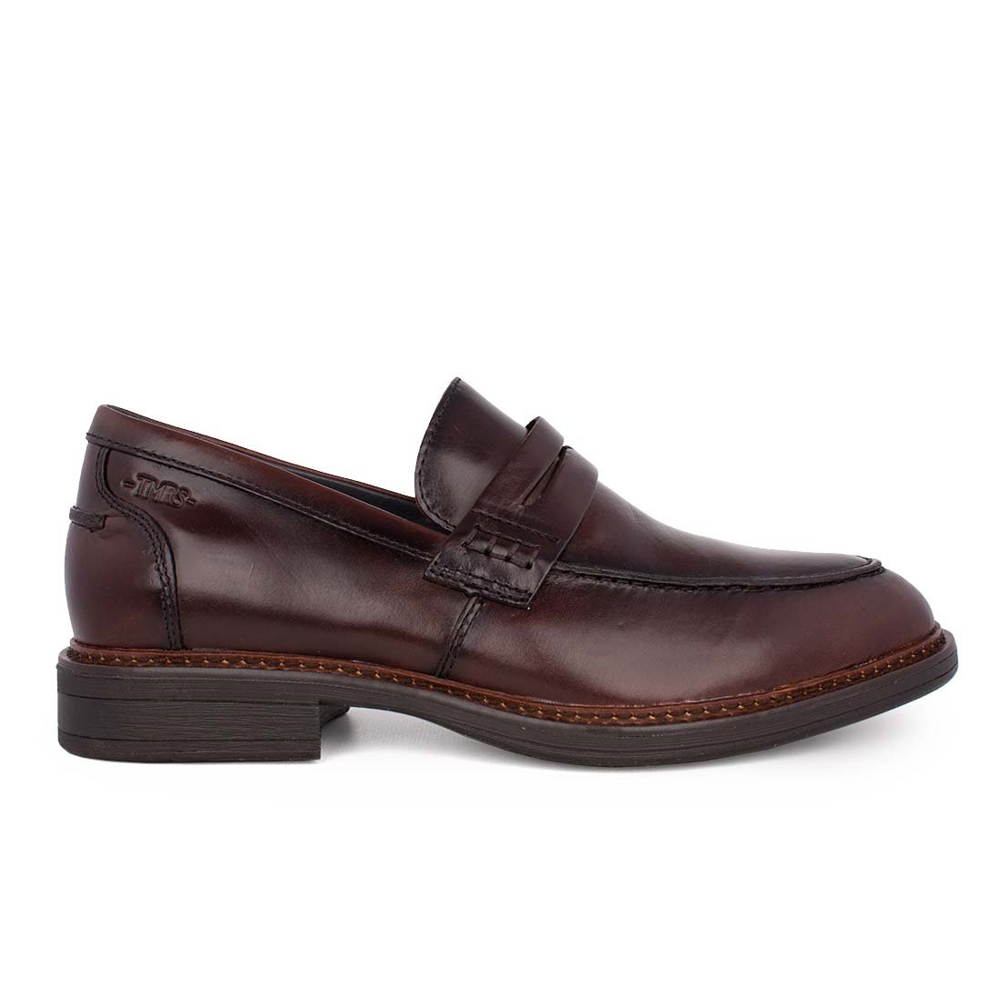 TAMARIS MEN ΑΝΔΡΙΚΑ ΔΕΡΜΑΤΙΝΑ LOAFERS 1-14202-43 326 DARK BROWN