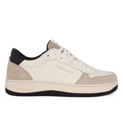 REPLAY ΑΝΔΡΙΚΑ SNEAKERS EPIC M BASE WALL RZ3G0046L 0352 WHITE/BEIGE