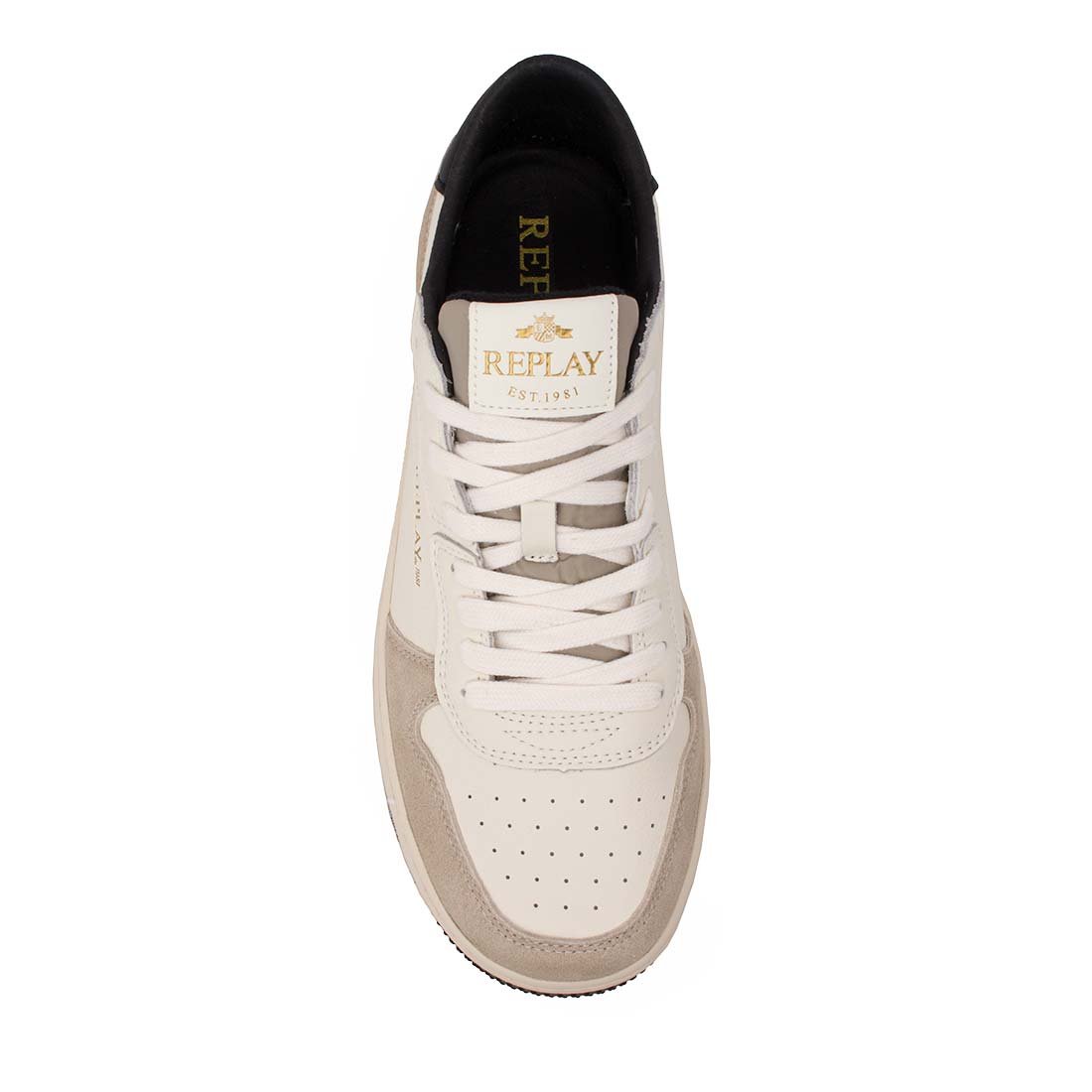 REPLAY ΑΝΔΡΙΚΑ SNEAKERS EPIC M BASE WALL RZ3G0046L 0352 WHITE/BEIGE - Image 6