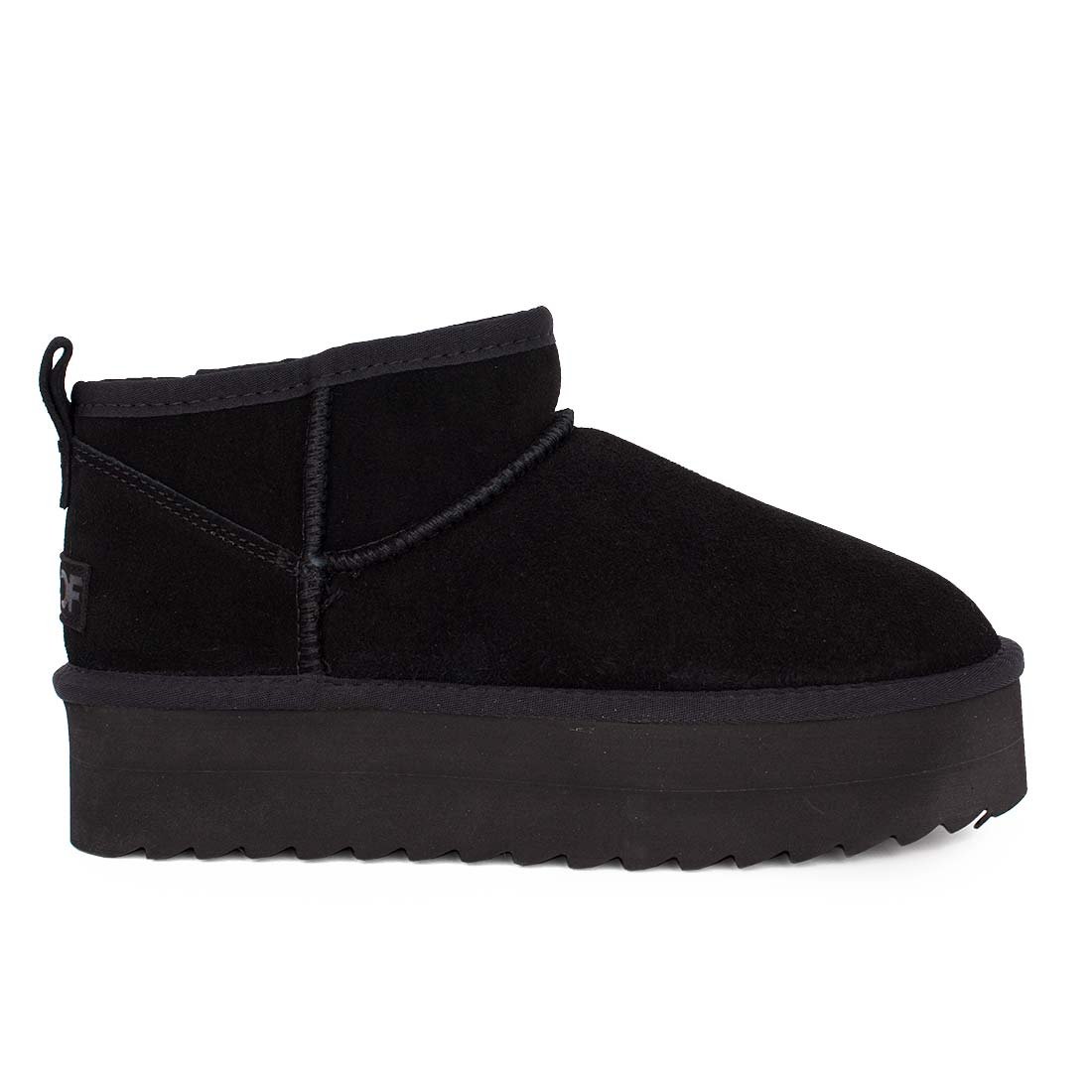 COLORS OF CALIFORNIA ΓΥΝΑΙΚΕΙΑ ΔΕΡΜΑΤΙΝΑ ΧΕΙΜΕΡΙΝΑ ΜΠΟΤΑΚΙΑ YWPLA01 BLACK SUEDE