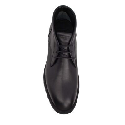 BOSS SHOES ΑΝΔΡΙΚΑ ΔΕΡΜΑΤΙΝΑ ΔΕΤΑ ΜΠΟΤΑΚΙΑ A7632 BLACK CAPE - Image 5