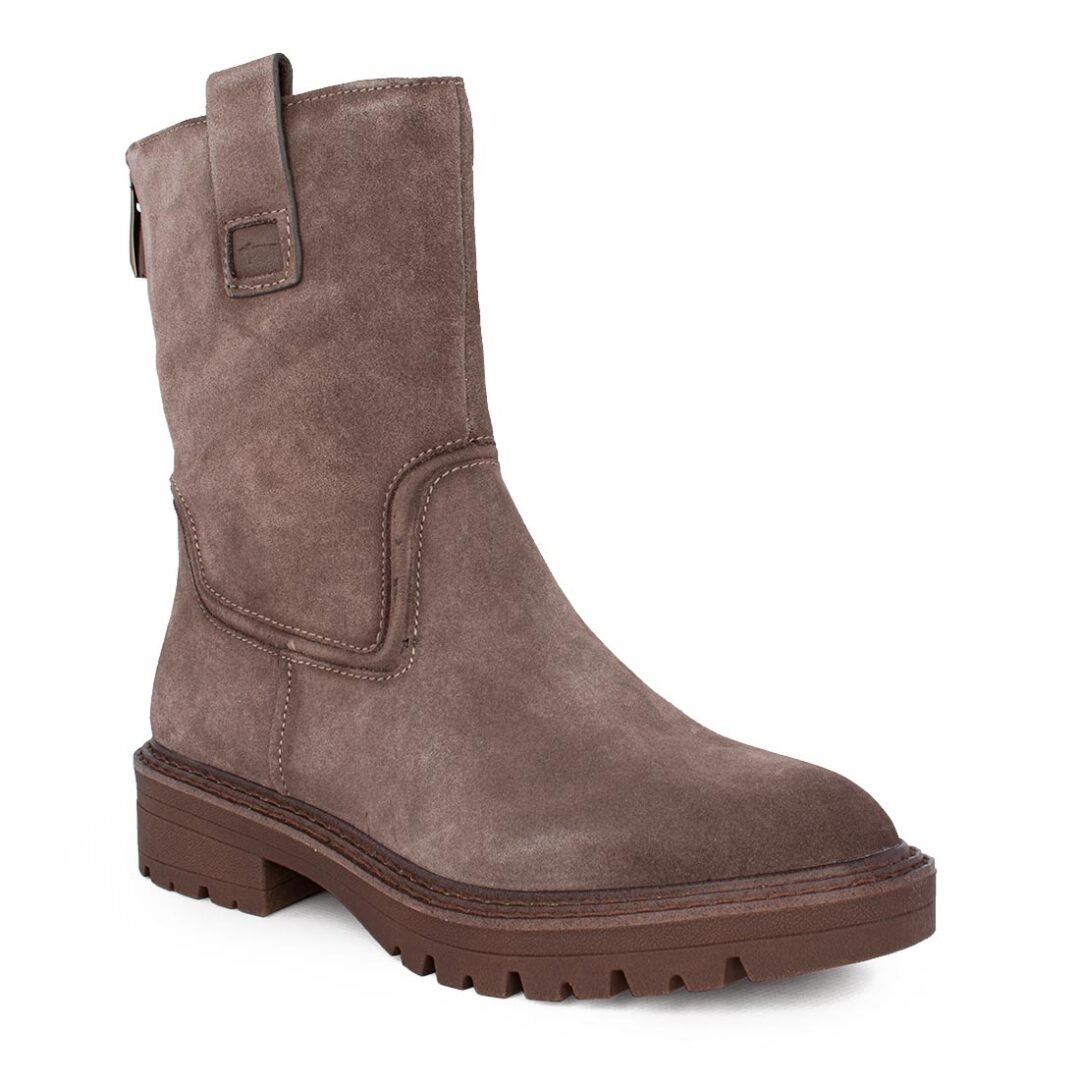 TAMARIS ΓΥΝΑΙΚΕΙΑ ΔΕΡΜΑΤΙΝΑ ΜΠΟΤΑΚΙΑ 1-25470-43 341 TAUPE SUEDE - Image 2