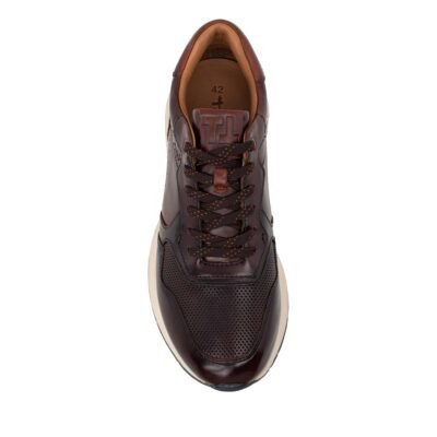 TAMARIS MEN ΑΝΔΡΙΚΑ ΔΕΡΜΑΤΙΝΑ COMFORT SNEAKERS 1-13602-42 326 DARK BROWN - Image 5