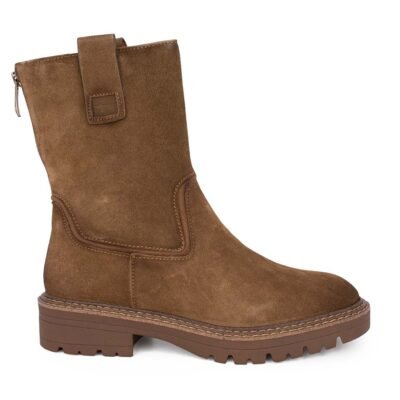 TAMARIS ΓΥΝΑΙΚΕΙΑ ΔΕΡΜΑΤΙΝΑ ΜΠΟΤΑΚΙΑ 1-25470-43 310 CAMEL SUEDE