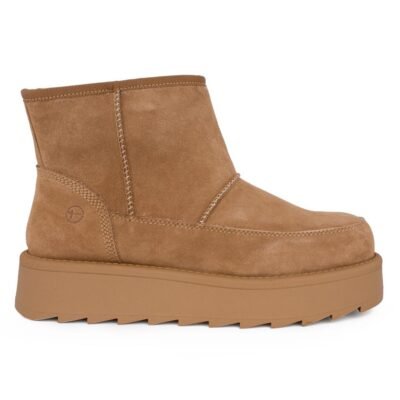 TAMARIS ΓΥΝΑΙΚΕΙΑ ΔΕΡΜΑΤΙΝΑ APRES ΜΠΟΤΑΚΙΑ ΜΕ ΓΟΥΝΑΚΙ ΕΣΩΤΕΡΙΚΑ 1-26818-43 310 CAMEL