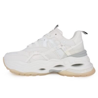 BUFFALO ΓΥΝΑΙΚΕΙΑ SNEAKERS TRIPLET HOLLOW WHITE VEGAN NAPPA - Image 3