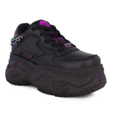 BUFFALO ΓΥΝΑΙΚΕΙΑ SNEAKERS BLADER ONE MULTI BLACK VEGAN NAPPA - Image 2