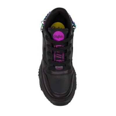 BUFFALO ΓΥΝΑΙΚΕΙΑ SNEAKERS BLADER ONE MULTI BLACK VEGAN NAPPA - Image 6