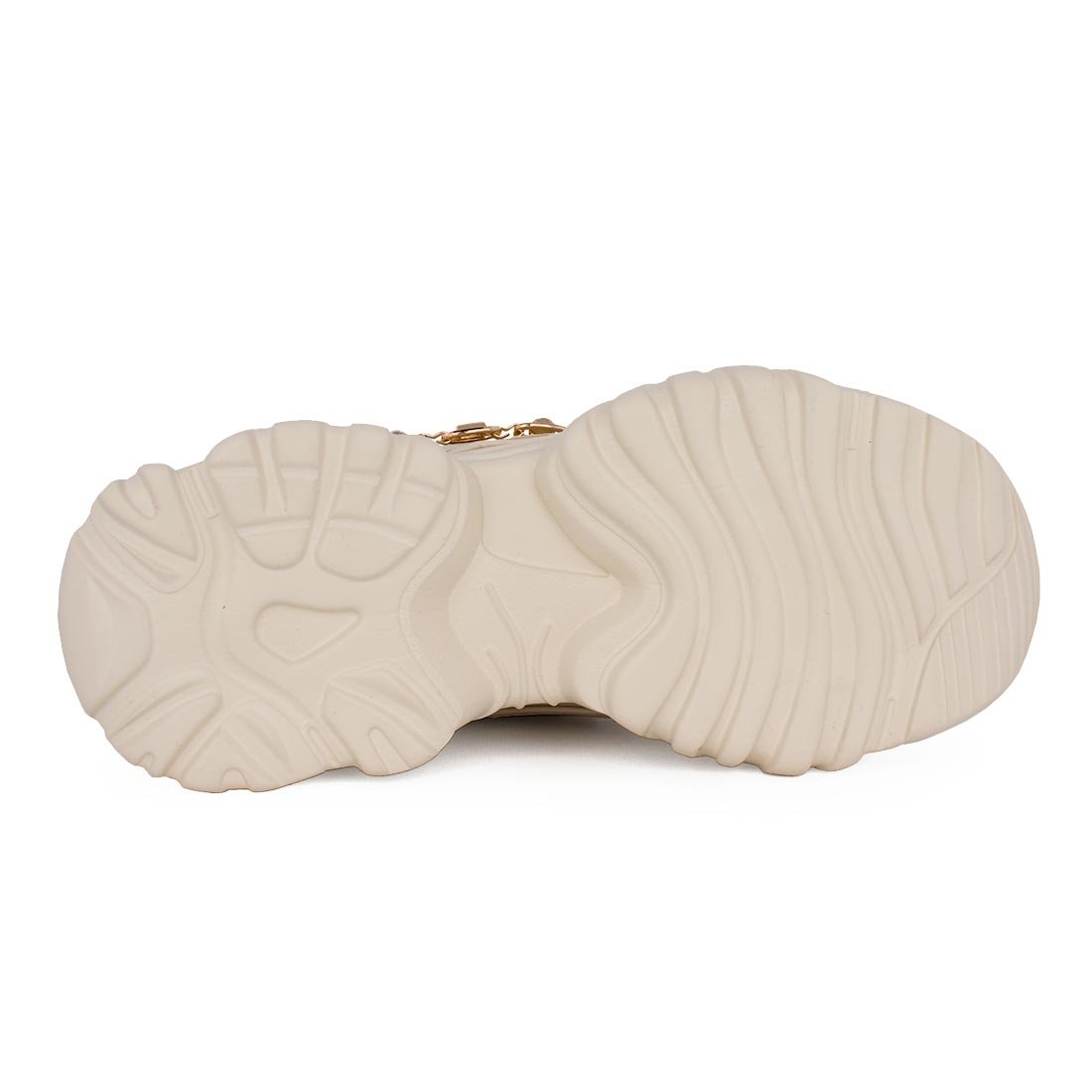 BUFFALO ΓΥΝΑΙΚΕΙΑ SNEAKERS BLISS CHAIN CREAM/GOLD VEGAN NAPPA - Image 5