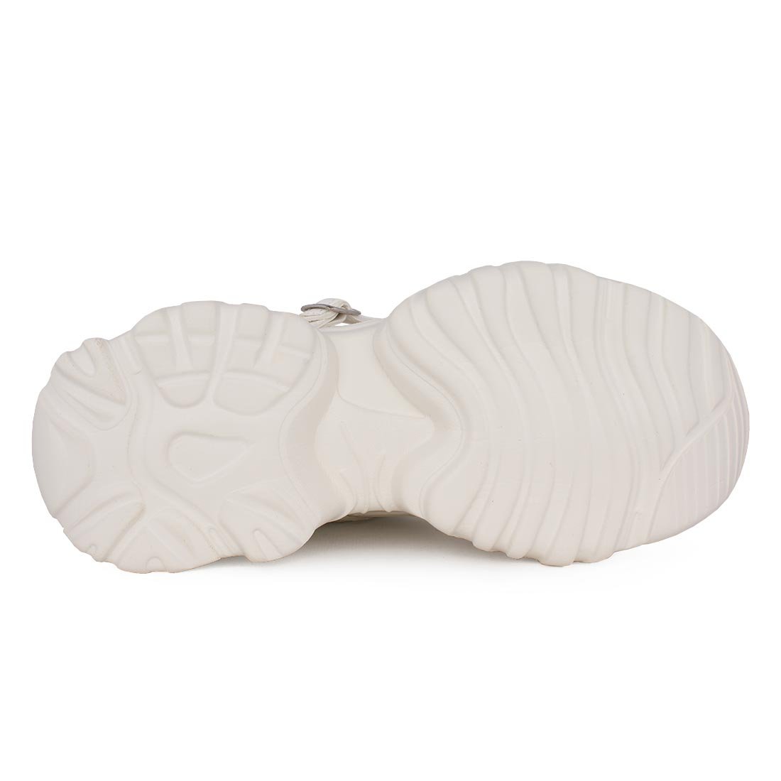 BUFFALO ΓΥΝΑΙΚΕΙΑ SNEAKERS BLISS GLAM WHITE/SILVER VEGAN NAPPA - Image 5