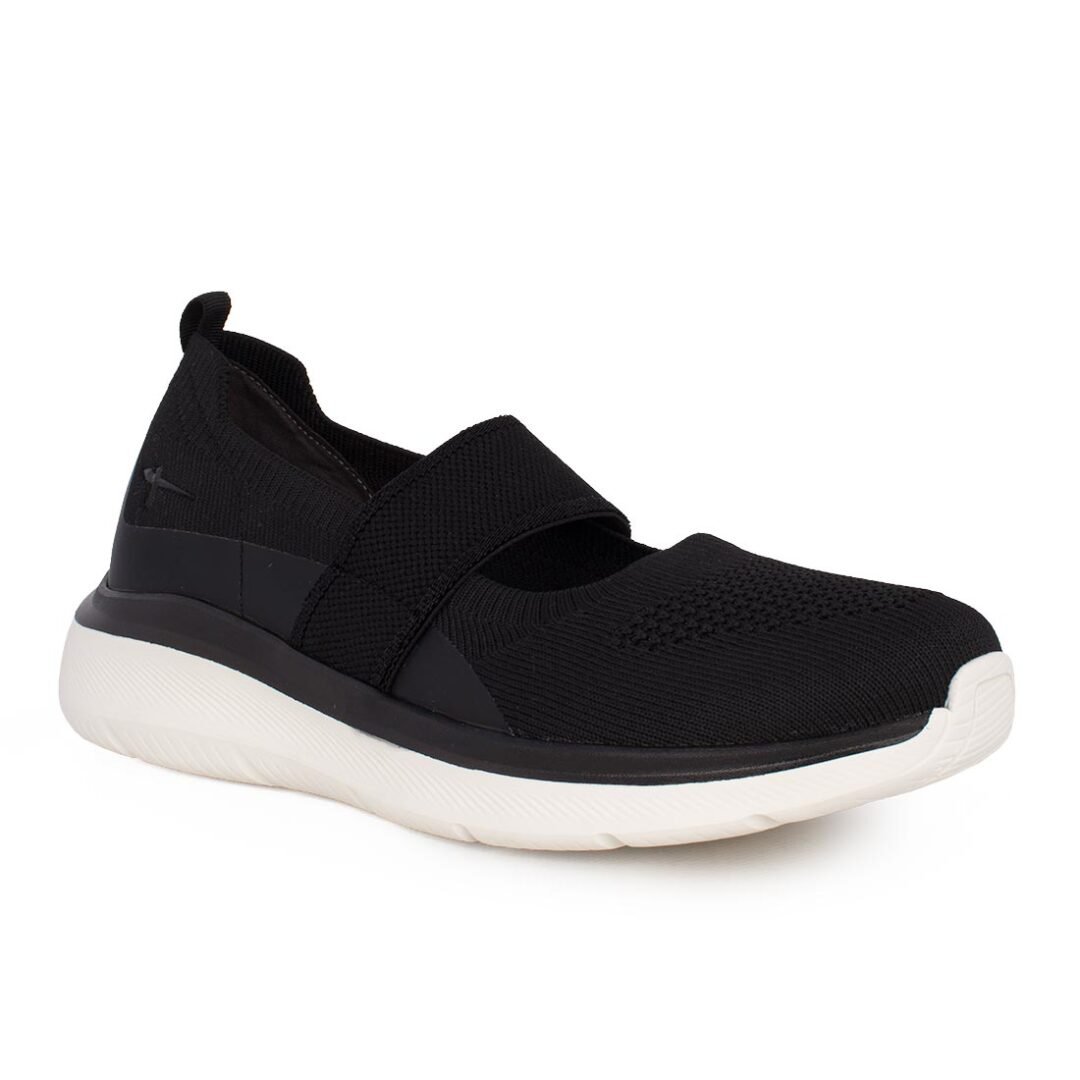 TAMARIS COMFORT ΓΥΝΑΙΚΕΙΑ ΥΦΑΣΜΑΤΙΝΑ COMFORT SNEAKERS 8-82108-44 001 BLACK - Image 2
