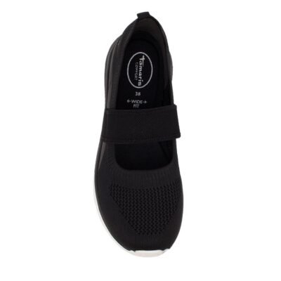 TAMARIS COMFORT ΓΥΝΑΙΚΕΙΑ ΥΦΑΣΜΑΤΙΝΑ COMFORT SNEAKERS 8-82108-44 001 BLACK - Image 5
