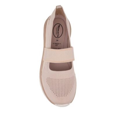 TAMARIS COMFORT ΓΥΝΑΙΚΕΙΑ ΥΦΑΣΜΑΤΙΝΑ COMFORT SNEAKERS 8-82108-44 400 BEIGE - Image 5