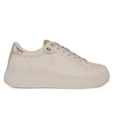US POLO ΓΥΝΑΙΚΕΙΑ SNEAKERS CODY011 BEIGE