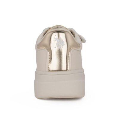 US POLO ΓΥΝΑΙΚΕΙΑ SNEAKERS CODY011 BEIGE - Image 3