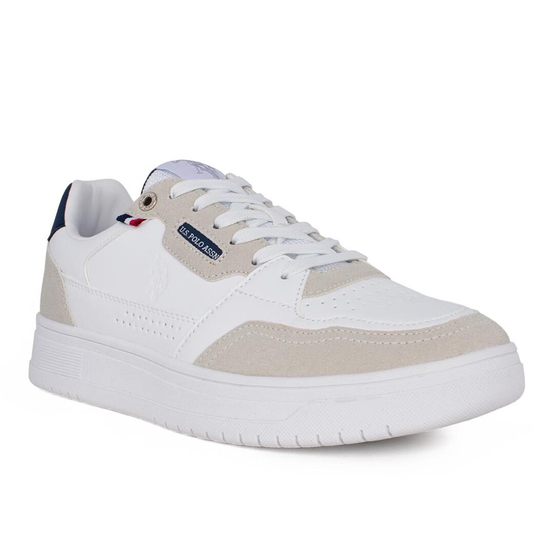 US POLO ΑΝΔΡΙΚΑ SNEAKERS KOSMO006A WHITE/BLUE - Image 2