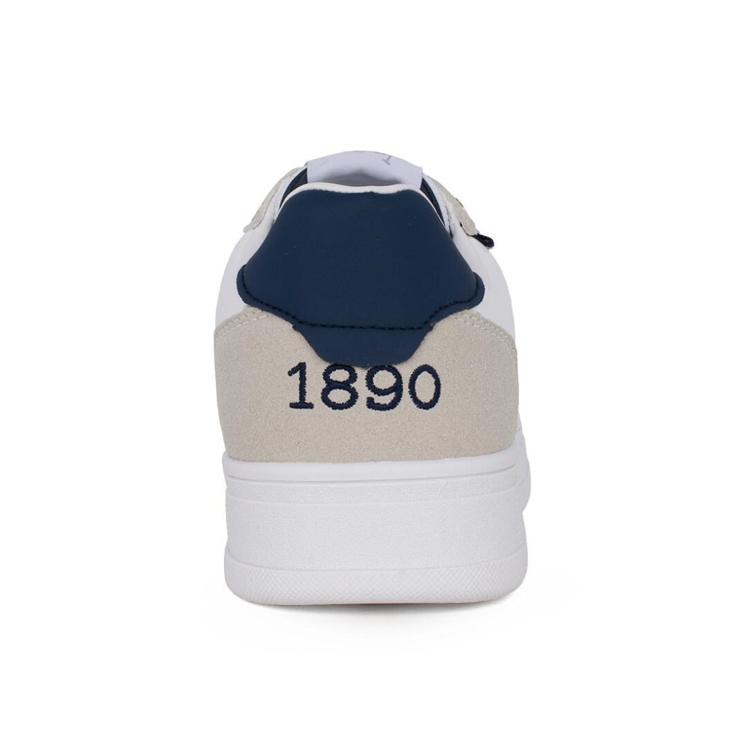 US POLO ΑΝΔΡΙΚΑ SNEAKERS KOSMO006A WHITE/BLUE - Image 4