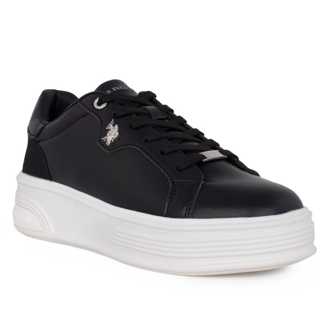 US POLO ΓΥΝΑΙΚΕΙΑ SNEAKERS ASUKA010 BLACK - Image 2