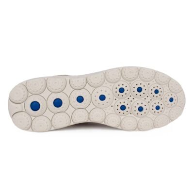 GEOX ΥΦΑΣΜΑΤΙΝΑ COMFORT SNEAKERS D SPHERICA PLUS A LIGHT TAUPE/GOLD - Image 4