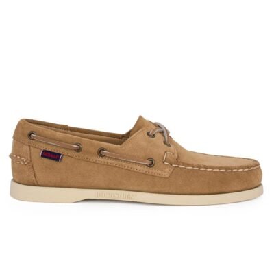 SEBAGO ΑΝΔΡΙΚΑ ΔΕΡΜΑΤΙΝΑ BOAT SHOES DOCKSIDES PORTLAND BEIGE FLESH OUT