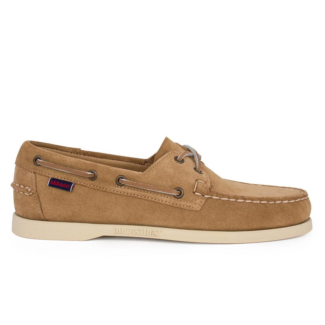 SEBAGO ΑΝΔΡΙΚΑ ΔΕΡΜΑΤΙΝΑ BOAT SHOES DOCKSIDES PORTLAND BEIGE FLESH OUT
