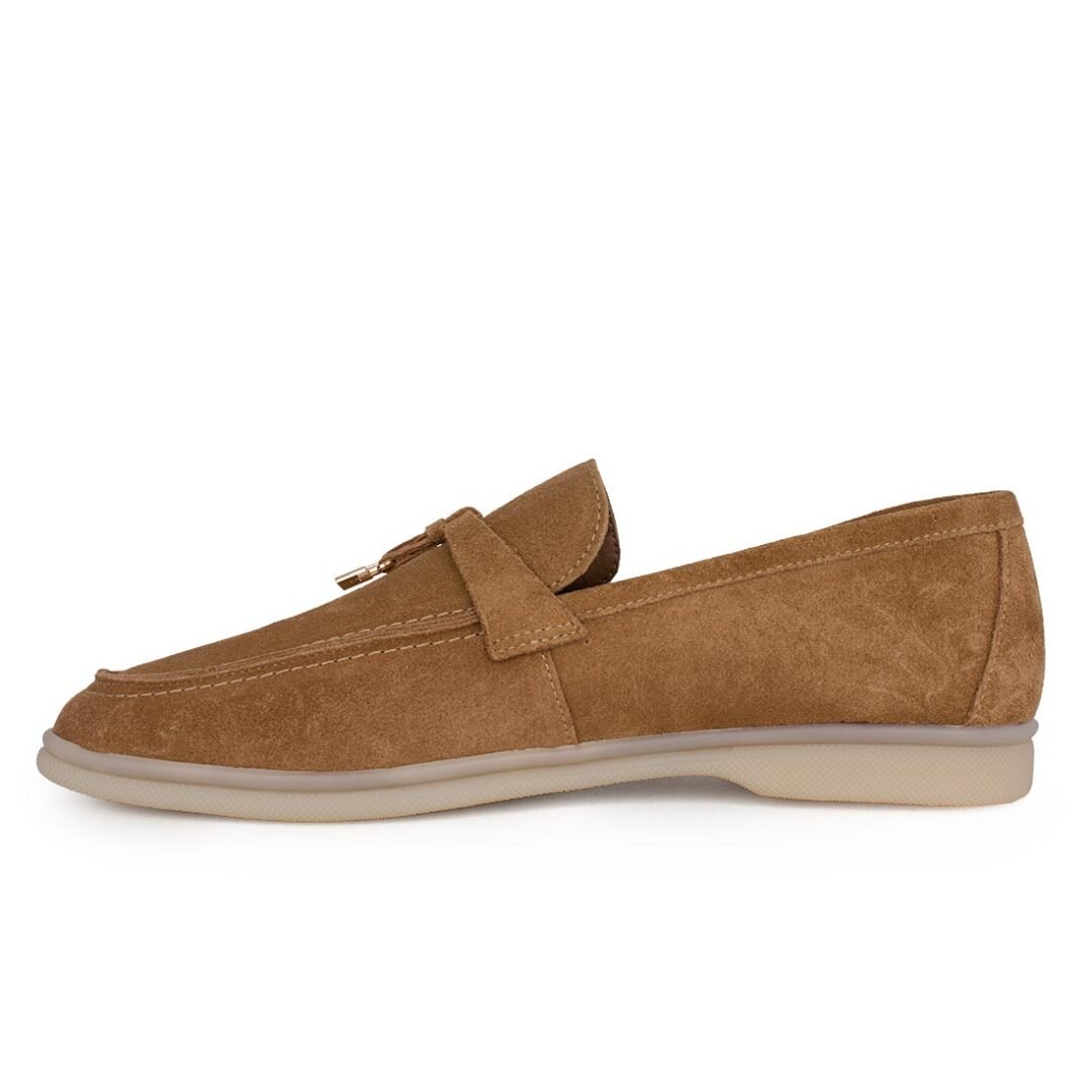 KOMIS & KOMIS ΓΥΝΑΙΚΕΙΑ ΔΕΡΜΑΤΙΝΑ LOAFERS C500 TOBACCO SUEDE - Image 3