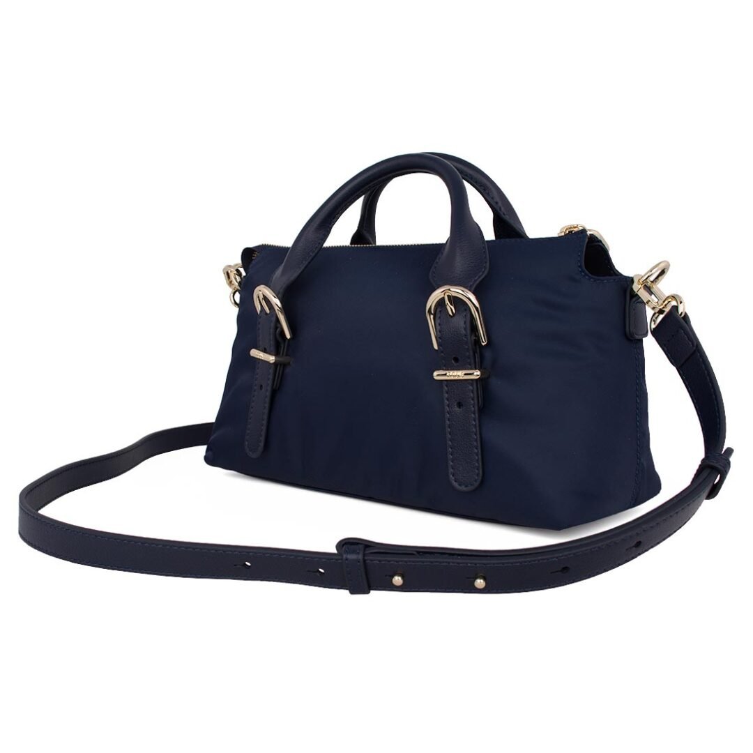 TOUS ΓΥΝΑΙΚΕΙΑ ΧΙΑΣΤΙ ΥΦΑΣΜΑΤΙΝΗ ΤΣΑΝΤΑ BOWLING MEDIUM BUCKLES SOFT AZUL - Image 3