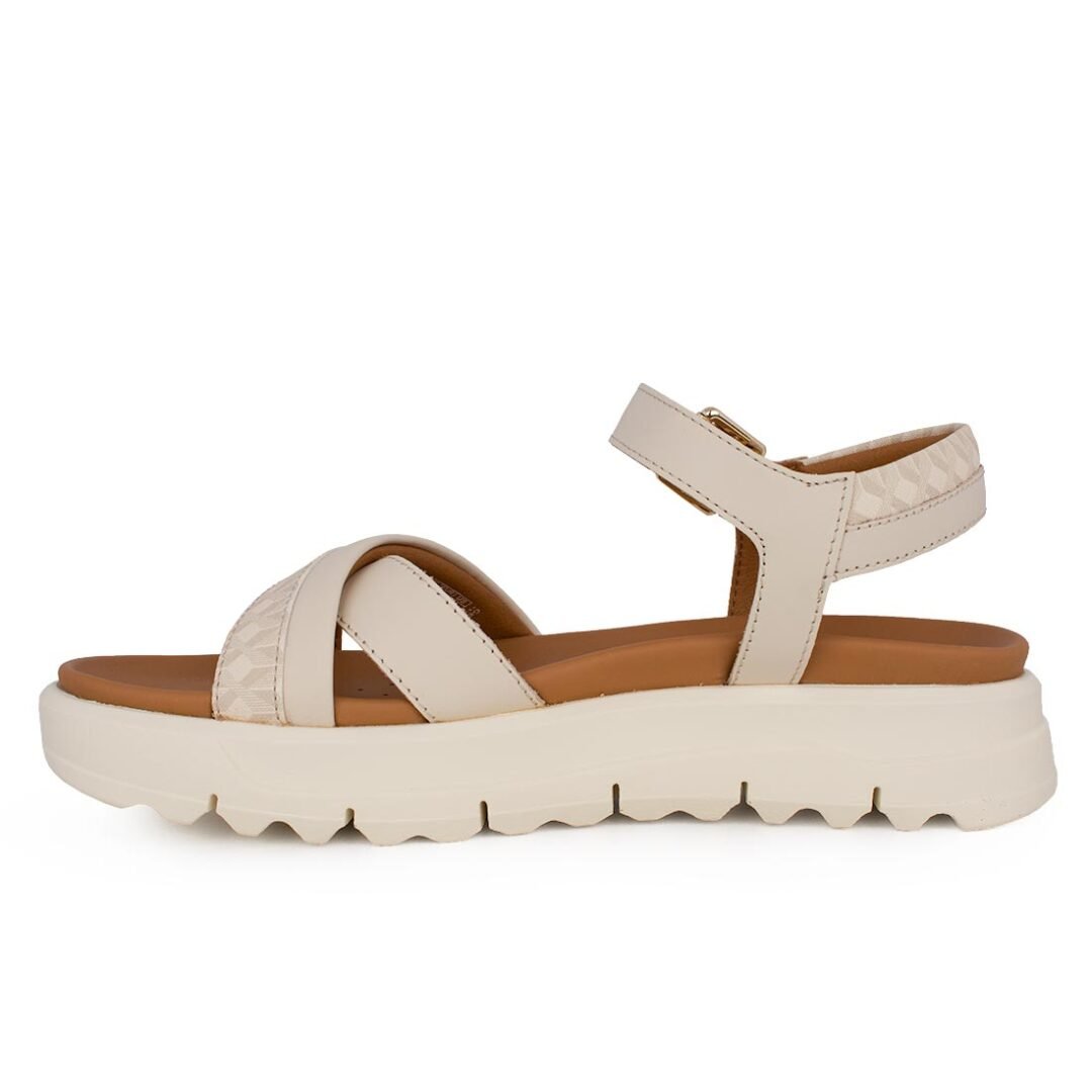 GEOX ΓΥΝΑΙΚΕΙΑ ΔΕΡΜΑΤΙΝΑ COMFORT ΠΕΔΙΛΑ D XAND 2.1S B PAPYRUS - Image 3