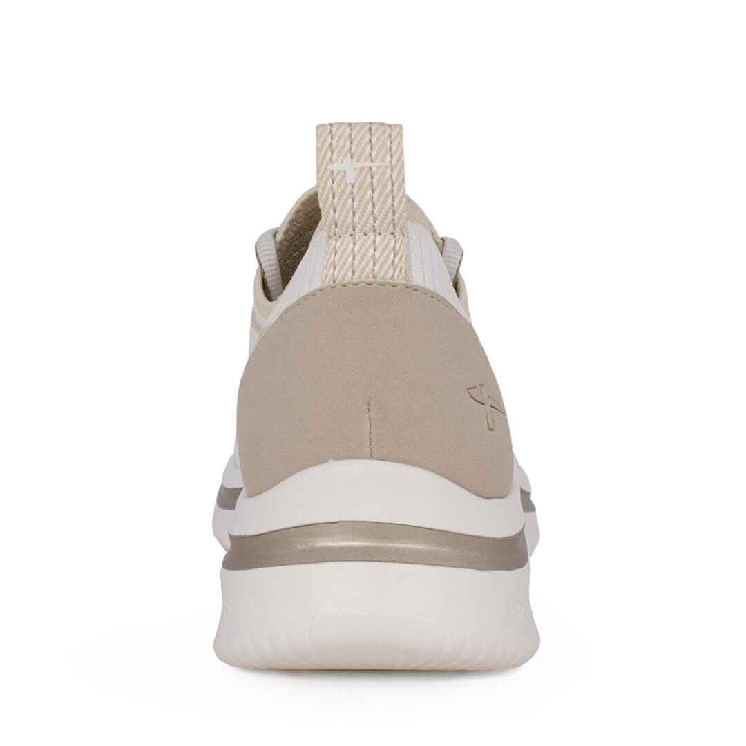 TAMARIS COMFORT ΓΥΝΑΙΚΕΙΑ ΥΦΑΣΜΑΤΙΝΑ SNEAKERS 8-83727-44 400 BEIGE - Image 3