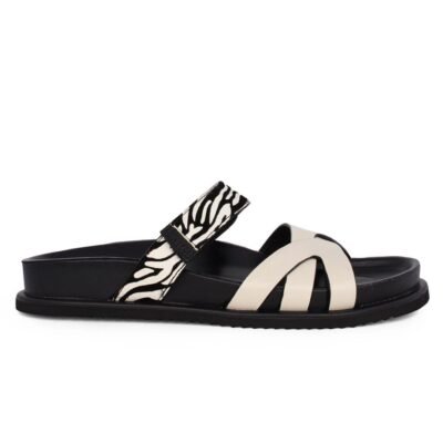 NEWD ΓΥΝΑΙΚΕΙΕΣ ΔΕΡΜΑΤΙΝΕΣ FLAT ΠΑΝΤΟΦΛΕΣ 1-27417-44 430 IVORY COMB