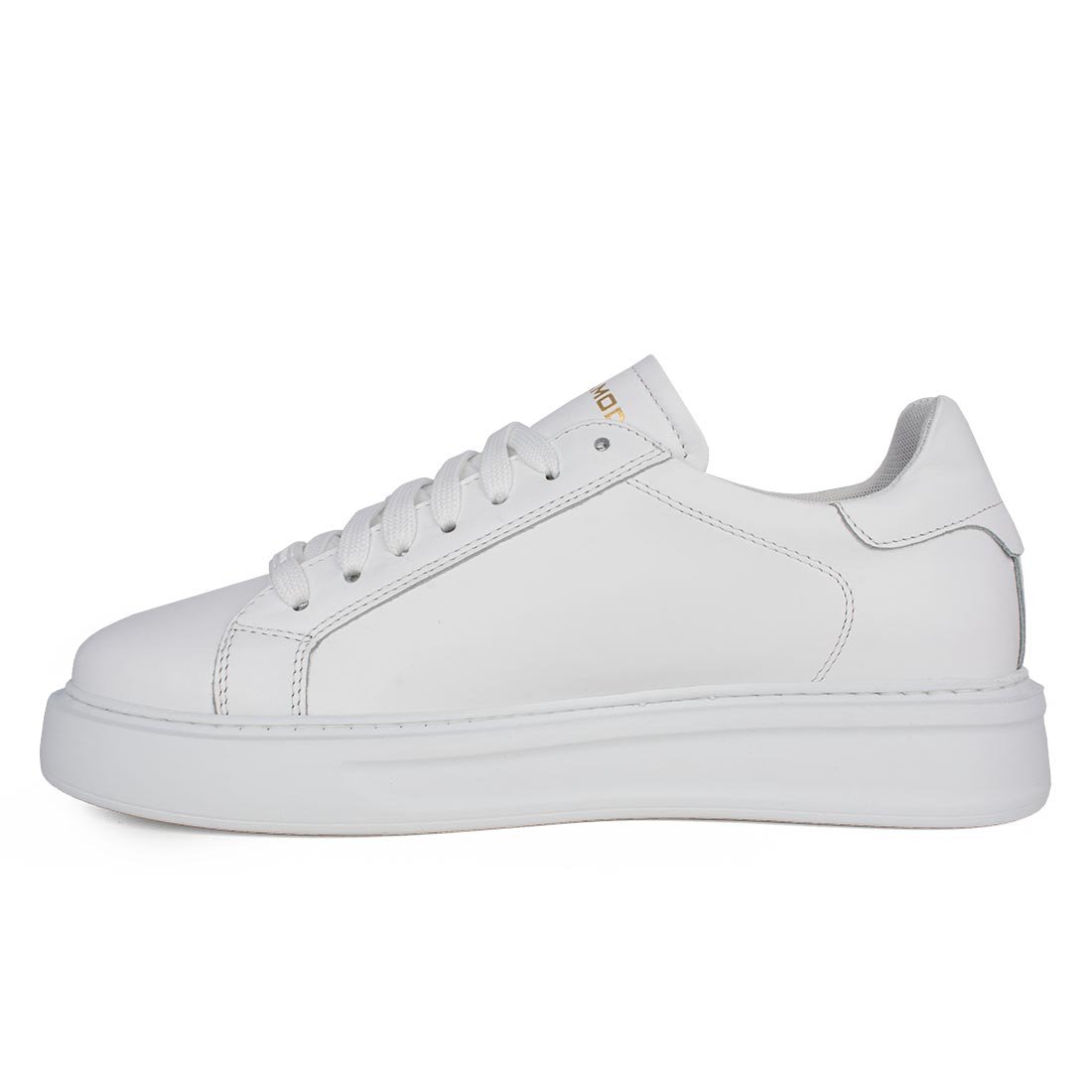 PERLAMODA ΑΝΔΡΙΚΑ ΔΕΡΜΑΤΙΝΑ SNEAKERS SN 18 WHITE - Image 3