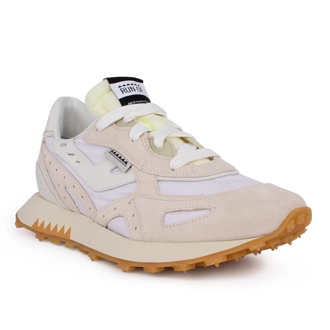 RUN OF ΑΝΔΡΙΚΑ SNEAKERS CREAM M HASH SUPERWHITE 120 - Image 2