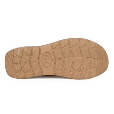 HEY DUDE ΑΝΔΡΙΚΑ ΔΕΡΜΑΤΙΝΑ ΜΟΚΑΣΙΝΙΑ WALLY COMF SUEDE TAN - Image 5