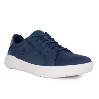 TIMBERLAND ΑΝΔΡΙΚΑ ΔΕΡΜΑΤΙΝΑ SNEAKERS SENECA BAY LOW DARK BLUE NUBUCK - Image 2