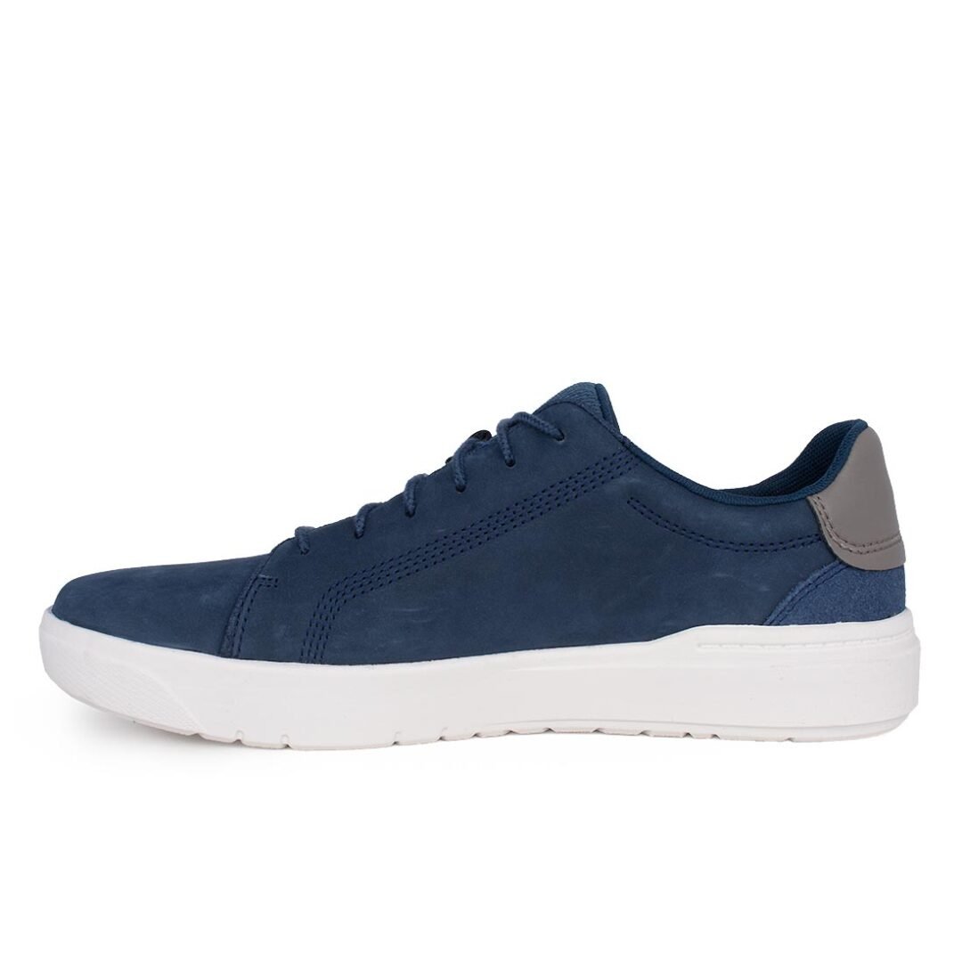 TIMBERLAND ΑΝΔΡΙΚΑ ΔΕΡΜΑΤΙΝΑ SNEAKERS SENECA BAY LOW DARK BLUE NUBUCK - Image 3