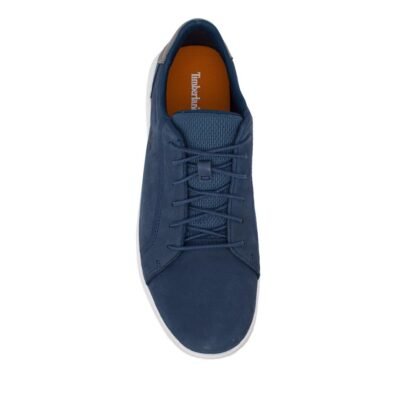 TIMBERLAND ΑΝΔΡΙΚΑ ΔΕΡΜΑΤΙΝΑ SNEAKERS SENECA BAY LOW DARK BLUE NUBUCK - Image 5