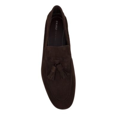 FRAU ΑΝΔΡΙΚΑ ΔΕΡΜΑΤΙΝΑ LOAFERS 34D4 13943 CACAO SUEDE - Image 5